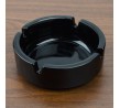 Arcoroc 107mm Empilable Stackable Black Glass Ashtray (24)