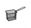 Service Basket 196 x 80mm Rectangular Black Moda Soho