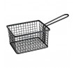 Service Basket 245 x 80mm Rectangular Black Moda Soho