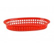 Bread Basket Rectangular 270 x 180 x 40mm Red Polyprop (36)