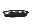 Bread Basket Rectangular 270 x 180 x 40mm Black Polyprop (36)
