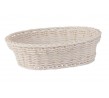 Display Basket Oval 240 x 180 x 70mm Taupe Polyprop