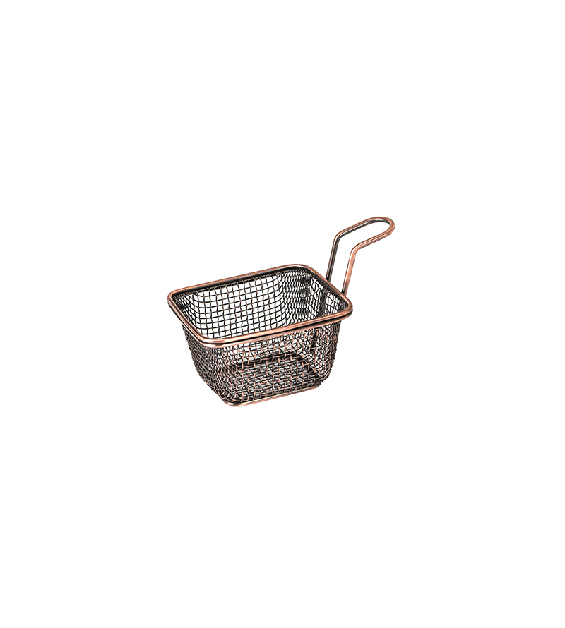 Moda Brooklyn 100x90x60mm Antique Copper Rectangular Service Basket (6)