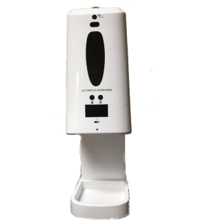 Touch Free Liquid Soap / Sanitiser Dispenser 1300ml White