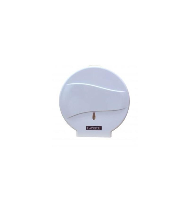 Caprice Jumbo Toilet Roll Dispenser White (ABS Plastic)