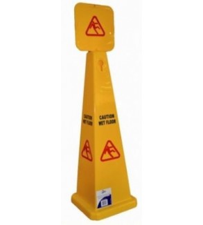 Edco Large Pyramid "Caution Wet Floor Sign" (6)