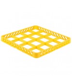 Chef Inox 500x500x45mm Wash Rack Extender 16 Compartment Yellow