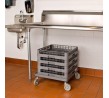 Chef Inox 540x540mm Wash Rack Dolly w/Wheels