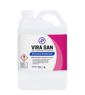 Vira San Hospital Grade Disinfectant 5lt with 500ml Spray Bottle RTU