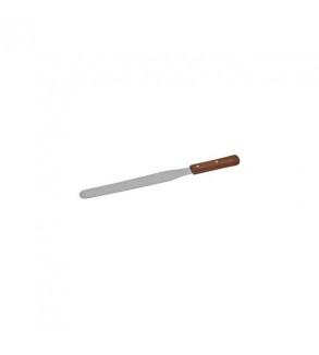 Spatula / Pallet Knife 100mm S/S Straight Wood Handle