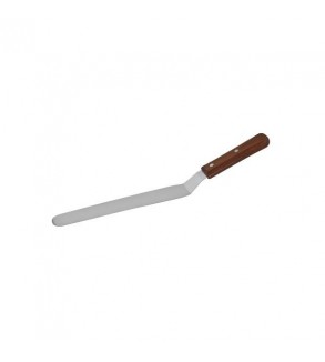 Spatula / Pallet Knife 300mm S/S Cranked Wood Handle