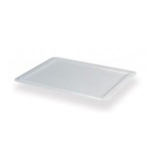 Pizza Dough Tray Lid 600 x 400mm White Polyethylene