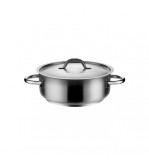 Pujadas 13.6L Stainless Steel Casserole w/Cover 350x140mm