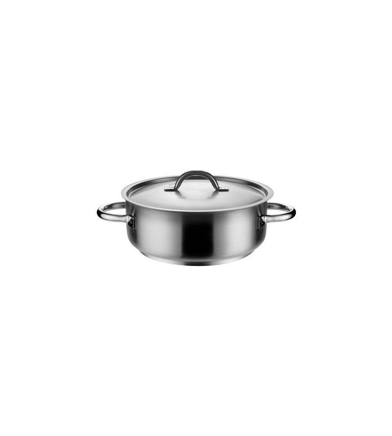 Pujadas 13.6L Stainless Steel Casserole w/Cover 350x140mm