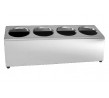 Cutlery Holder 4-in-a-row Stainless Steel