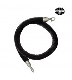 Compass 1.5m Black Velvet Rope with Metal Clips