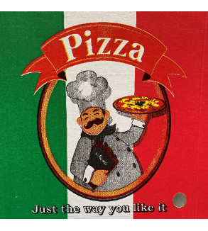 Pizza Box 11" / 280 x 280mm Printed (50)