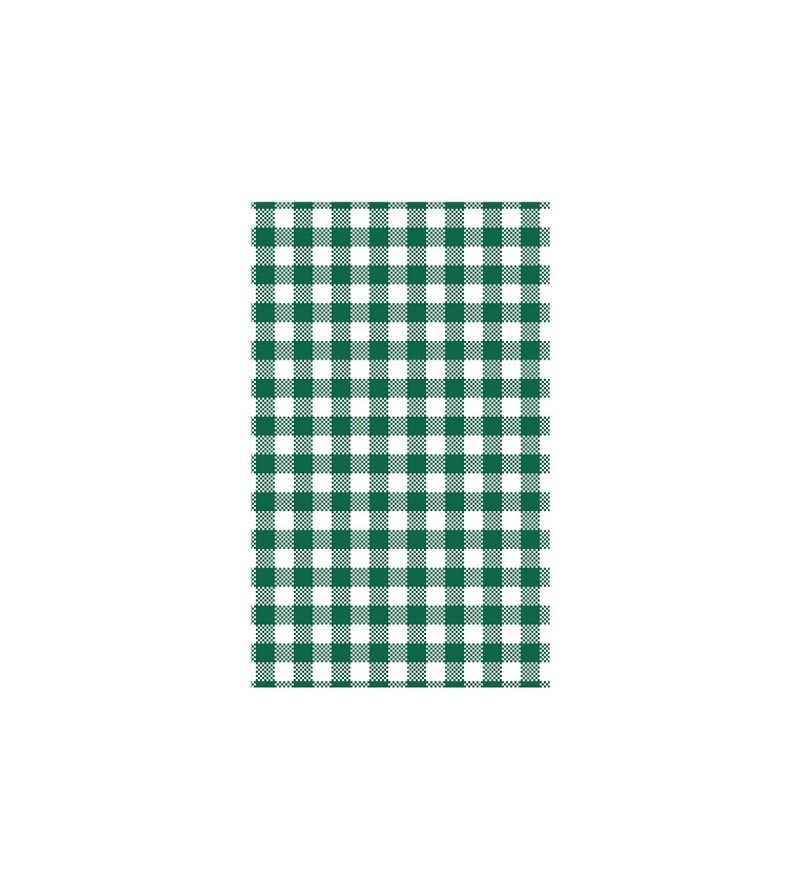 Moda 190x310mm Greaseproof Paper Gingham Green