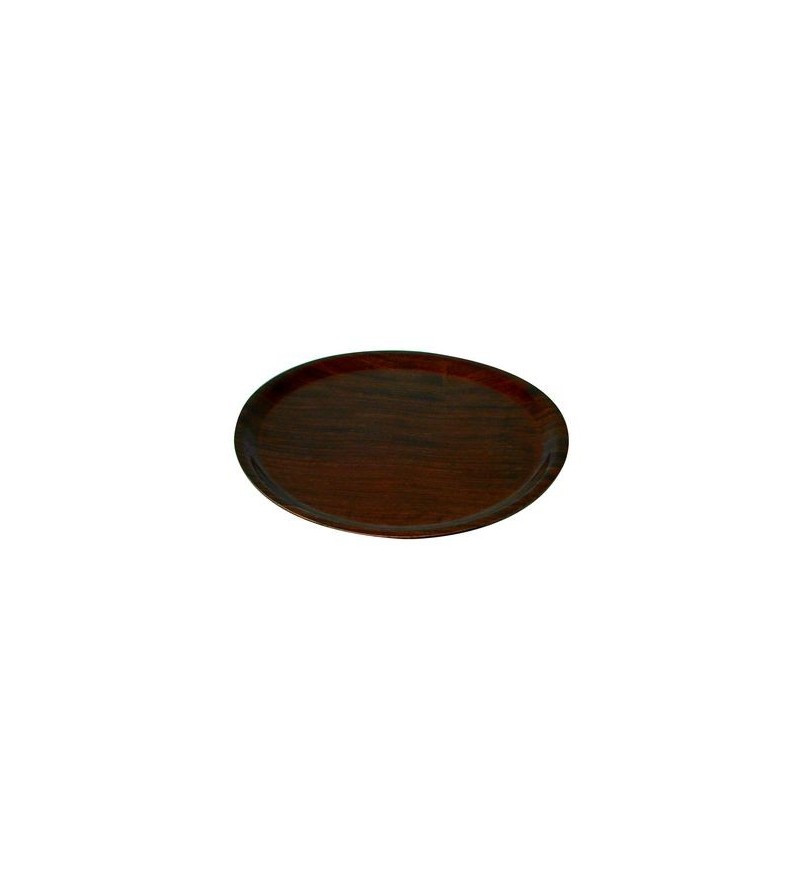 Wood Tray 330mm Round Mahogany
