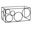 Ryner Melamine 515x310x255mm Rectangular Riser Non Slip Black