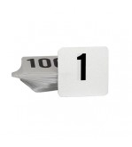 Table Number Set 1-50 Black On White