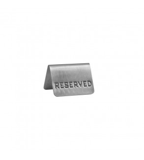 Reserved Sign 75x50mm A-Frame Stainless Steel (12)
