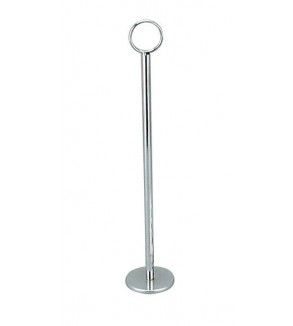 Chef Inox 380mm Table Number Stand Stainless Steel with Ring (20)