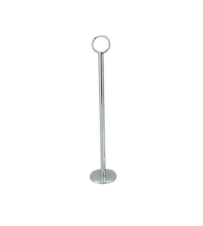 Chef Inox 380mm Ring Table Number Stand Chrome