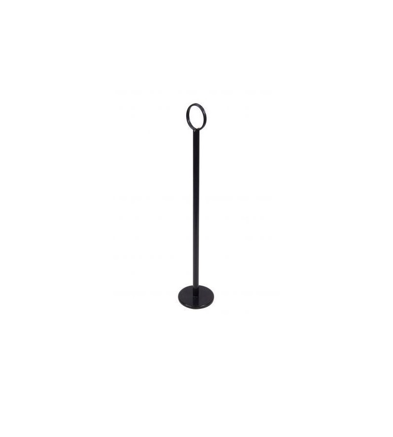 Chef Inox 300mm Ring Table Number Stand Matt Black