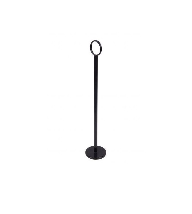 Chef Inox 300mm Ring Table Number Stand Matt Black