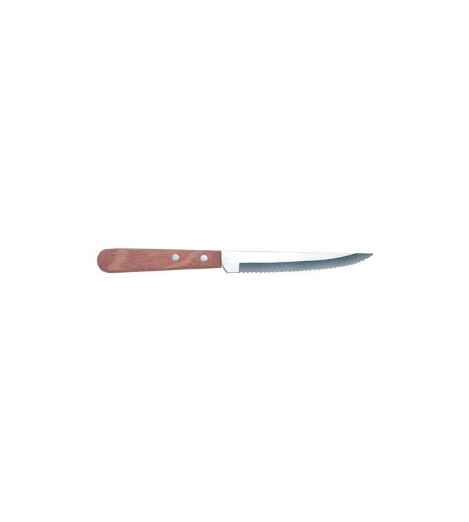 Chef Inox Steak Knife Stainless Steel Pakkawood Handle (12)