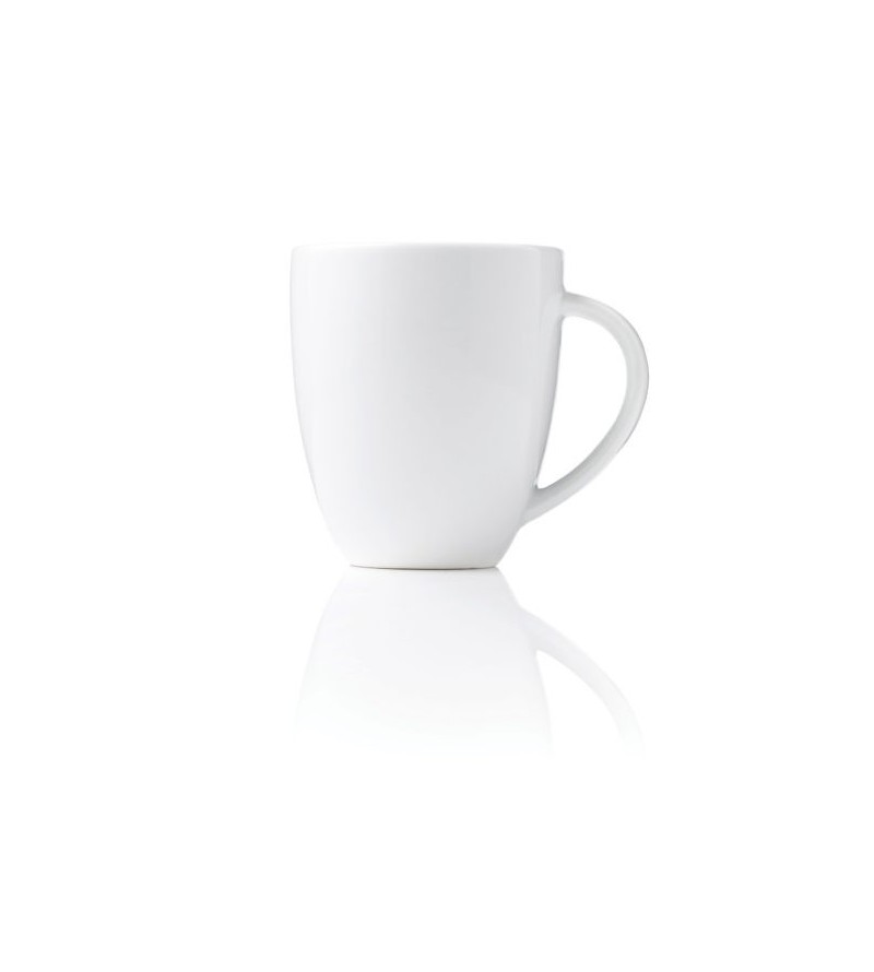 Coffee Mug 270ml Tapered White Vitroceram