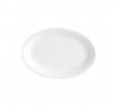 Oval Platter 355x262x38mm White Vitroceram