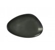 Oval Plate 295 x 250mm Black Tablekraft (3)