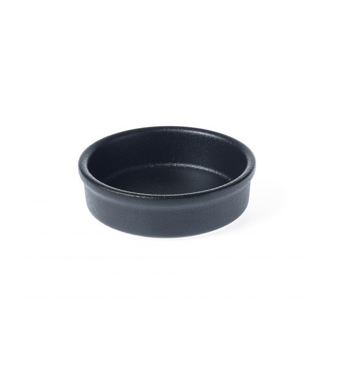 Tablekraft 270ml / 120x30mm Round Tapas Dish Black