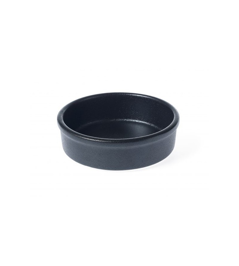 Tablekraft 440ml / 140x45mm Round Tapas Dish Black