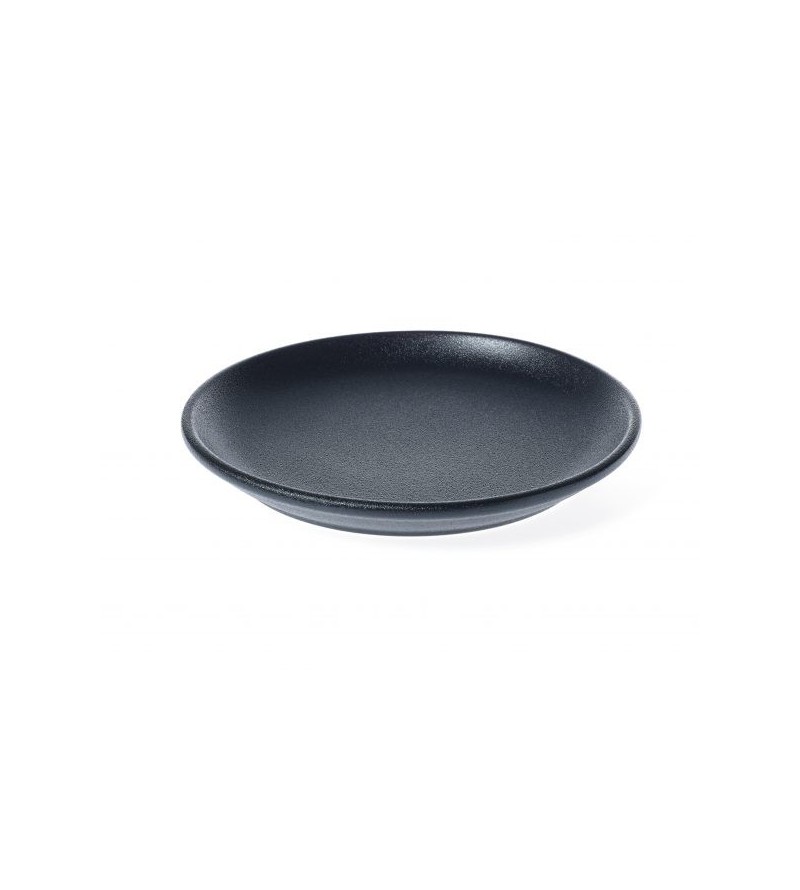 Tablekraft 240x29mm Round Coupe Plate Black