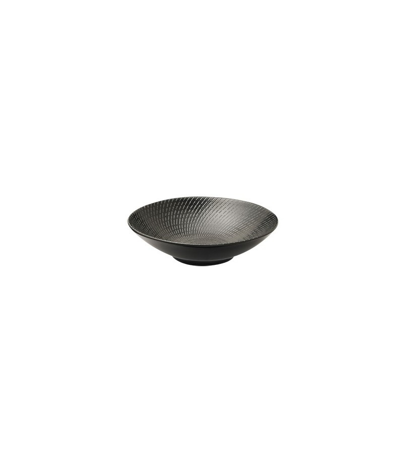Luzerne 860ml / 210x59mm Round Bowl Zen Black Swirl