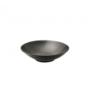 Luzerne 1200ml / 240x67mm Round Bowl Zen Black Swirl (4)