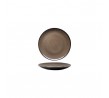 Luzerne 165mm Round Plate Coupe Rustic Chestnut