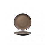 Luzerne 180mm Round Plate Coupe Rustic Chestnut