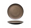 Luzerne 265mm Round Plate Coupe Rustic Chestnut