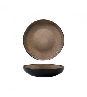 Luzerne 1200ml / 230x51mm Round Share Bowl Rustic Chestnut (4)