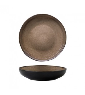 Luzerne 1870ml / 260x57mm Round Share Bowl Rustic Chestnut (4)