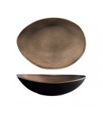 Luzerne 780ml / 230x180x57mm Oval Share Bowl Rustic Chestnut