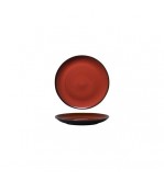 Luzerne 165mm Round Plate Coupe Rustic Crimson