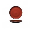 Luzerne 215mm Round Plate Coupe Rustic Crimson