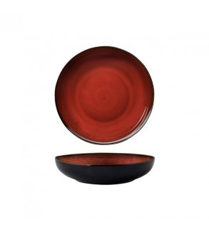 Luzerne 1200ml / 230x51mm Round Share Bowl Rustic Crimson (4)