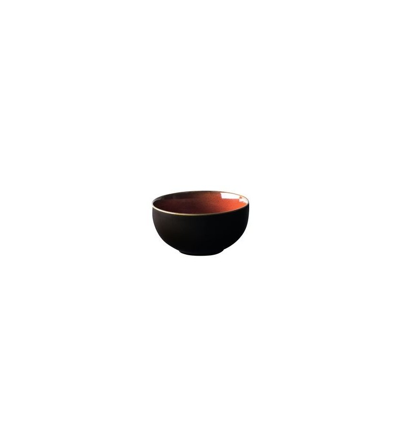 Luzerne 500ml / 125x67mm Round Bowl Rustic Crimson