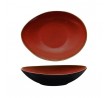Luzerne 780ml / 230x180x57mm Oval Share Bowl Rustic Crimson
